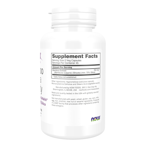 Now Solutions Bamboo Silica Beauty 90 Veg Capsules