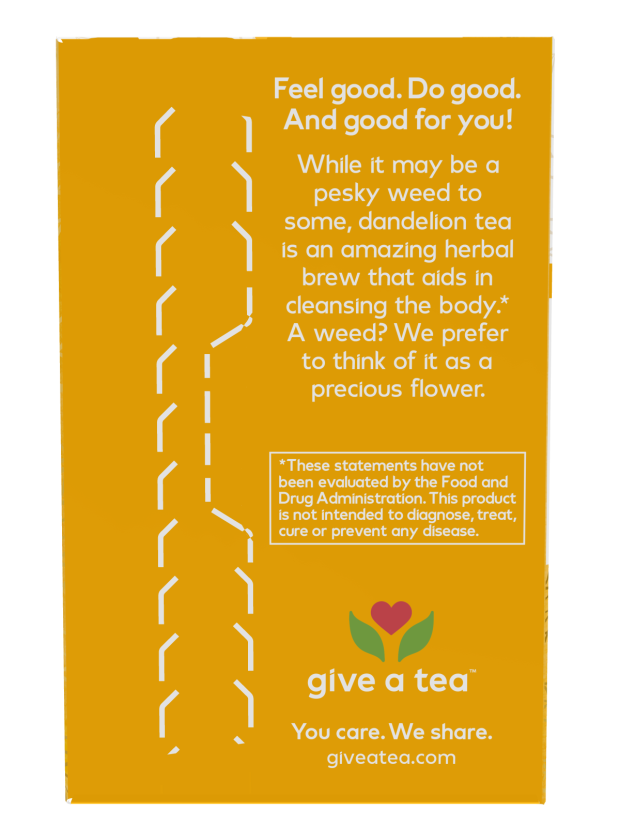 NOW Give A Tea Dandelion Tea Organic 24 Bags