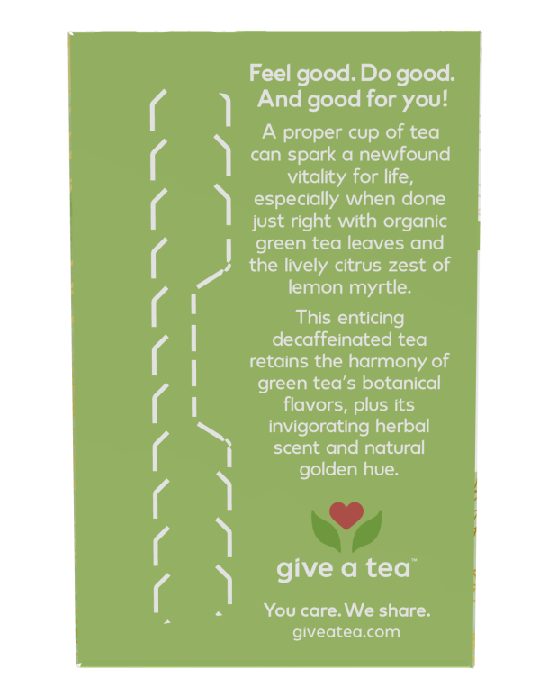 NOW Give A Tea Green Tranquility Tea Organic 24 Bags | Calm Green