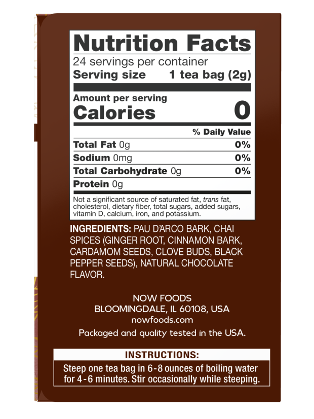 NOW Foods Pau D'Arco Tea 24 Bags