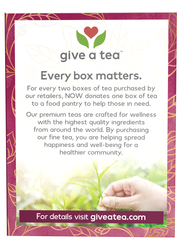 NOW Give A Tea Hibiscus Tea Organic 24 Bags