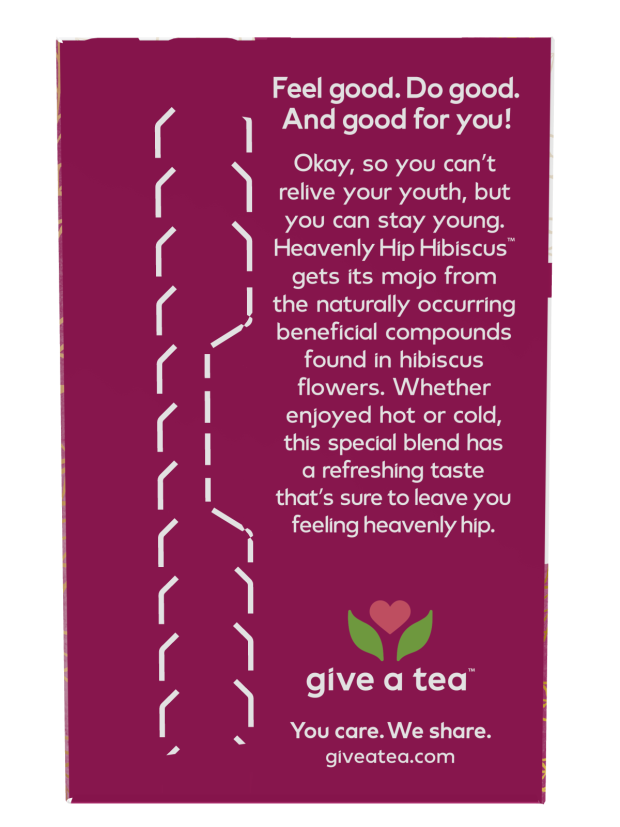 NOW Give A Tea Heavenly Hip Hibiscus Tea 24 Bags