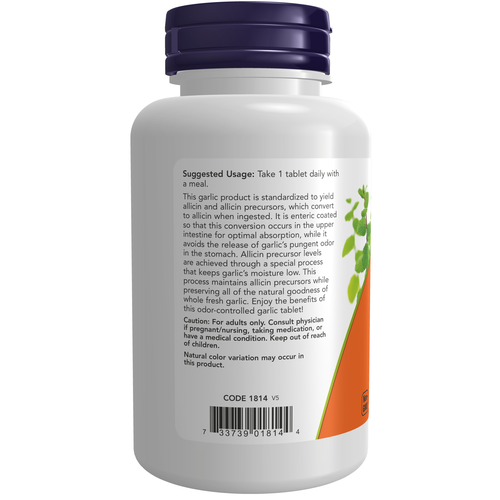 NOW Foods Garlic 5000 mg 90 Tablets