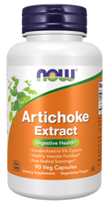 NOW Foods Artichoke Extract 450 mg - 90 Veg Capsules front package image