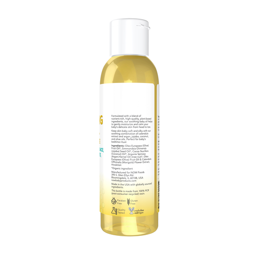 Now Baby Soothing Baby Oil Fragrance Free 4 oz