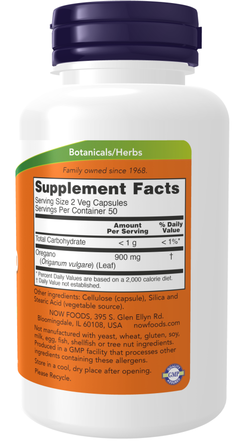 NOW Foods Oregano 450 mg 100 VCaps