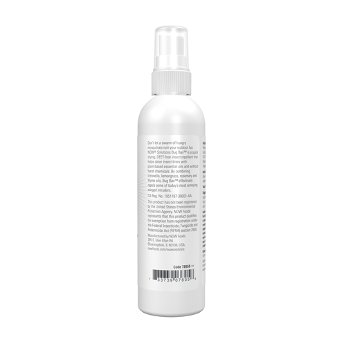 NOW Solutions Bug Ban Spray 4 oz | Natural Insect Deterrent