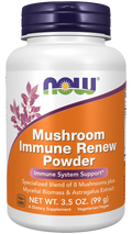 NOW Foods Mushroom Immune Renew Powder - 3.5 oz. front package image