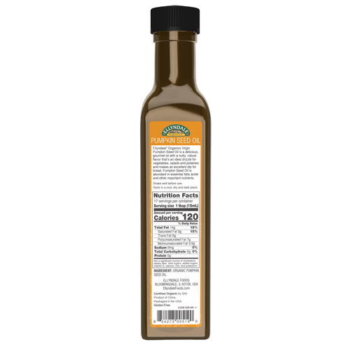 NOW Foods Virgin Pumpkin Seed Oil Organic 6 x 8.45 OZ/Case