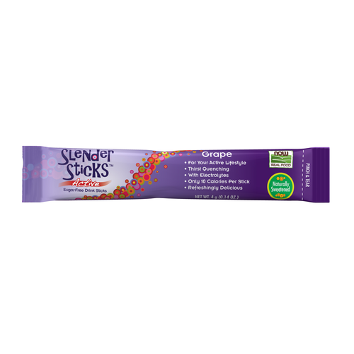 NOW Foods Active Grape Slender Sticks 12 Count