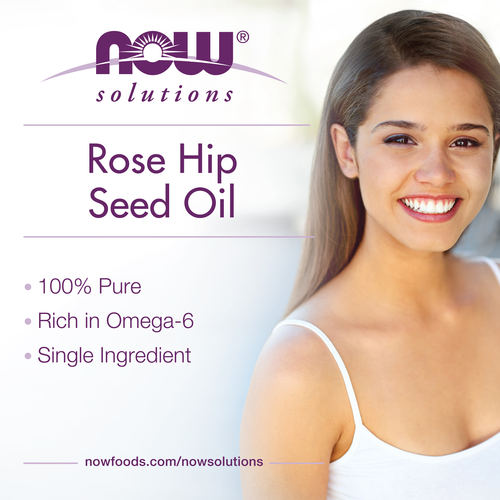 NOW Solutions Rose Hip Seed Oil 4 oz | Natural Skin Care