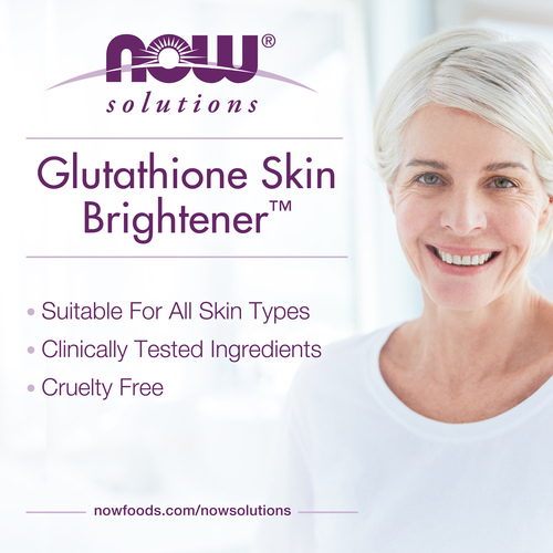 NOW Solutions Glutathione Skin Brightener Cream 2 fl oz