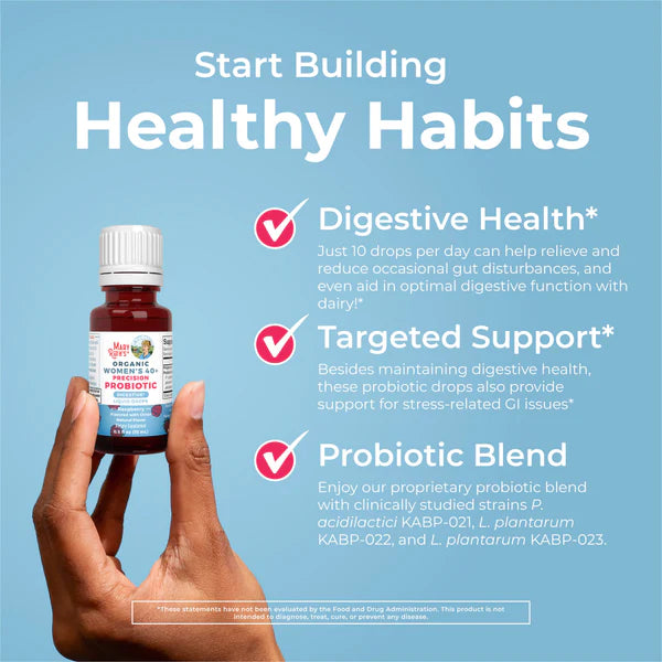 MaryRuth's Organic Women's 40+ Precision Probiotic Digestive Liquid Drops 0.5 oz