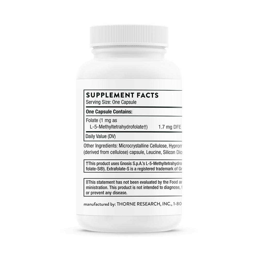 Thorne 5-MTHF 1 mg - 60 Capsules