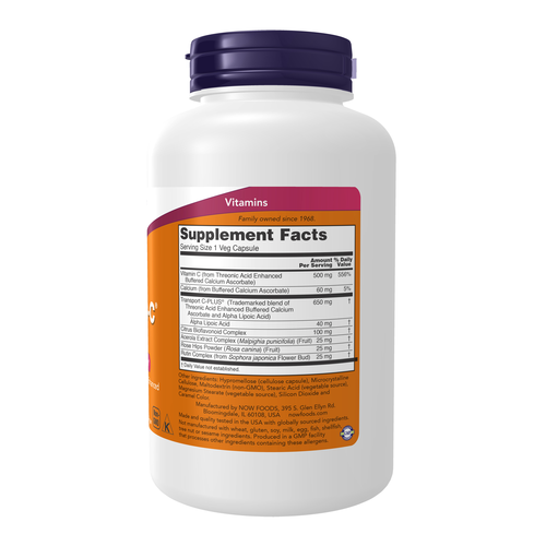 NOW Foods AlphaSorb-C 500 mg 180 Veg Capsules