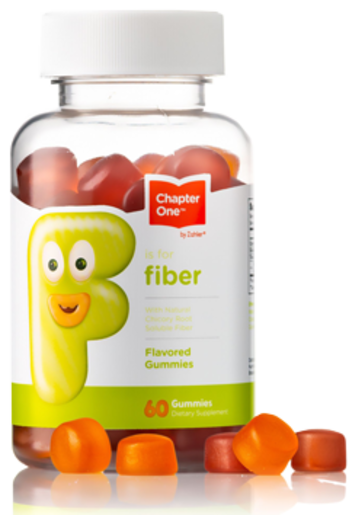Zahler Chapter One Fiber Gummies for Kids - 60 Gummies bottle and packaging