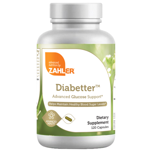 Zahler Diabetter - 120 Capsules bottle and packaging