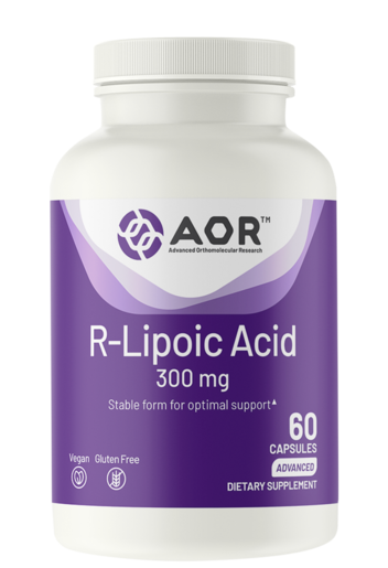 AOR R-Lipoic Acid 300 mg 60 Capsules