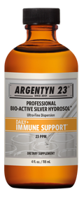 Argentyn 23 Bio-Active Silver Hydrosol 23 ppm Screw Top 4 fl oz product packaging