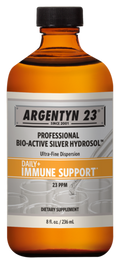 Argentyn 23 Bio-Active Silver Hydrosol 23 ppm Twist Top 8 fl oz product packaging