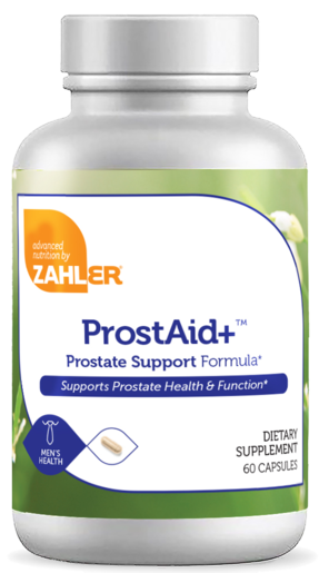 Zahler ProstAid+ - 60 Capsules bottle and packaging