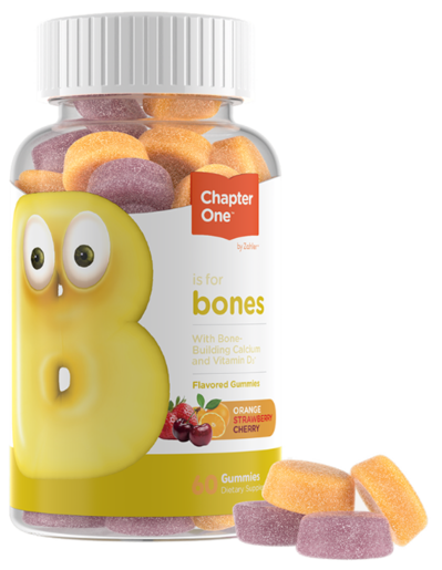 Zahler Chapter One Bone Gummies for Kids - 60 Gummies bottle and packaging