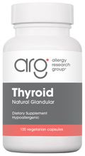 Allergy Research Group Thyroid Natural Glandular 100 Capsules