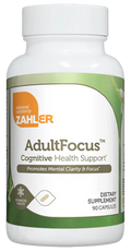 Zahler AdultFocus - 90 Capsules bottle and packaging