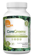 Zahler Core Greens - 240 Capsules bottle and packaging
