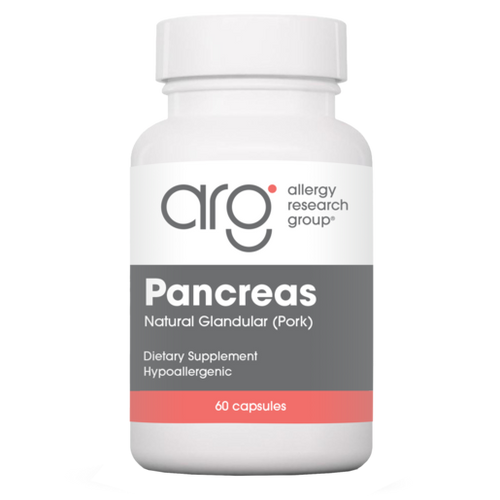 Allergy Research Group Pancreas Natural Glandular (Pork) 60 Capsules