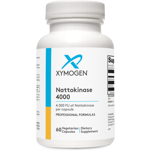 XYMOGEN Nattokinase 4000 - 60 Capsules product packaging