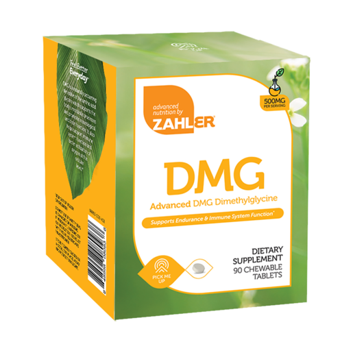 Zahler DMG 500 mg - 90 Tablets bottle and packaging