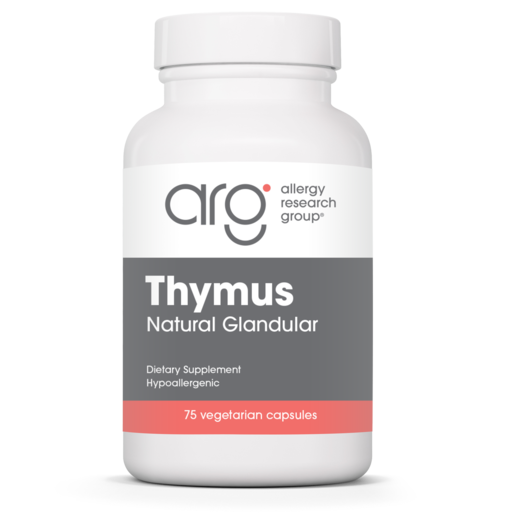 Allergy Research Group Thymus Natural Glandular 75 Capsules