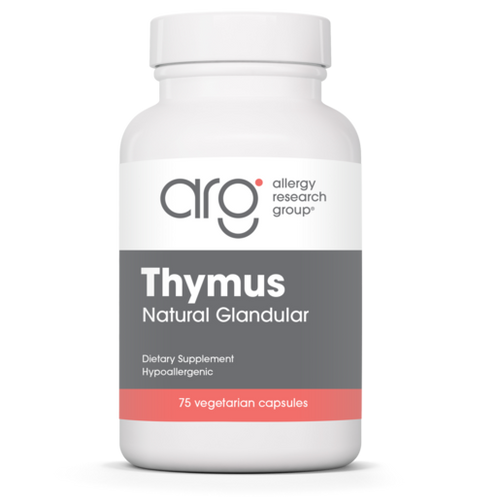 Allergy Research Group Thymus Natural Glandular 75 Capsules