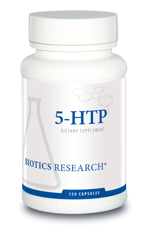 Biotics Research 5-HTP - 150 Capsules front package image