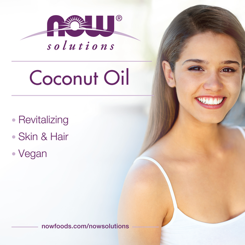 NOW Solutions Liquid Coconut Oil 16 oz | Fractionated Carrier Oil | NOW Foods