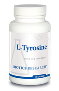 L-Tyrosine by Biotics Research - 100 Capsules