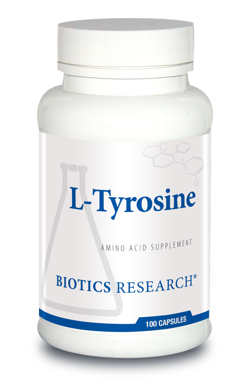 L-Tyrosine by Biotics Research - 100 Capsules