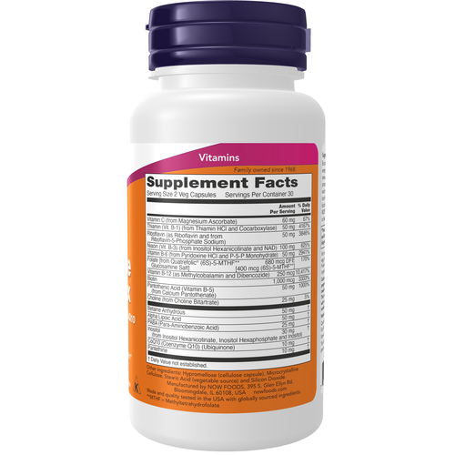 NOW Foods Coenzyme B-Complex 60 Veg Capsules