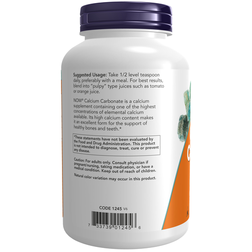 NOW Foods Calcium Carbonate Powder 12 oz