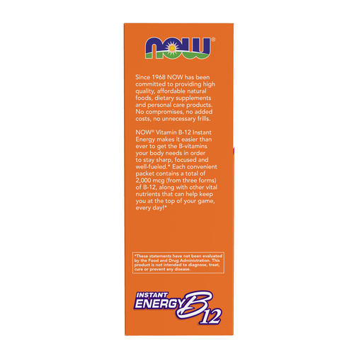 NOW Foods Instant Energy B-12 75 Packets