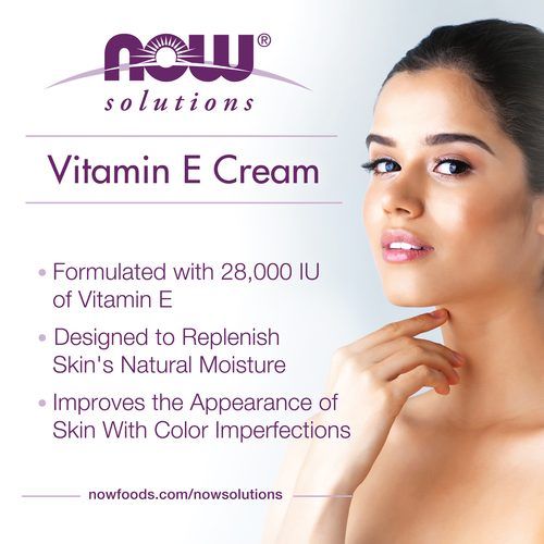 Now Solutions Vitamin E Cream 28,000 IU 4 oz