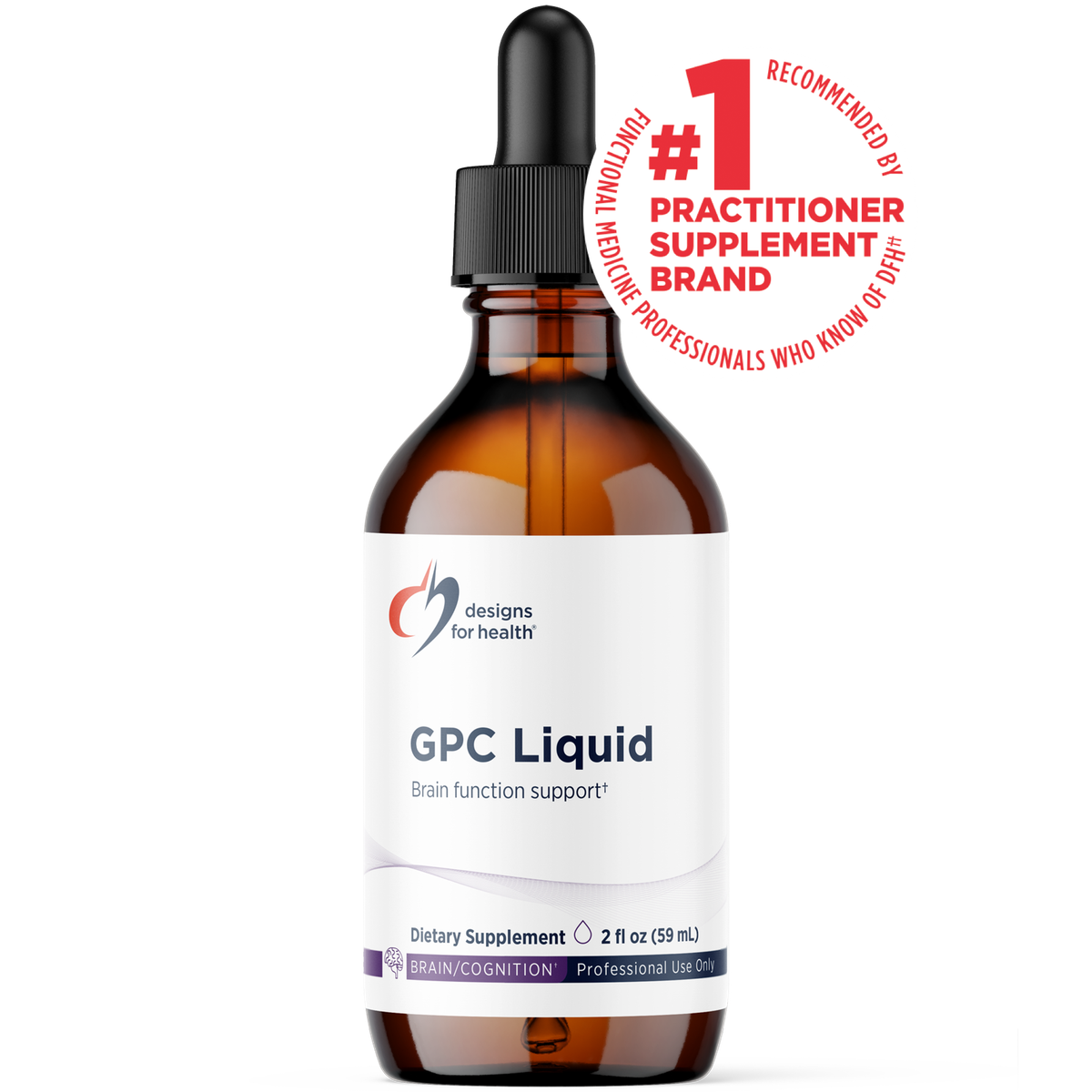 Designs for Health GPC Liquid 2 fl oz (59 mL) liquid front label
