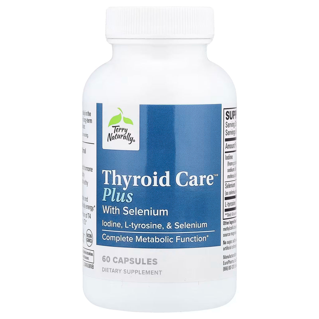 Terry Naturally Thyroid Care Plus with Selenium 60 Capsules