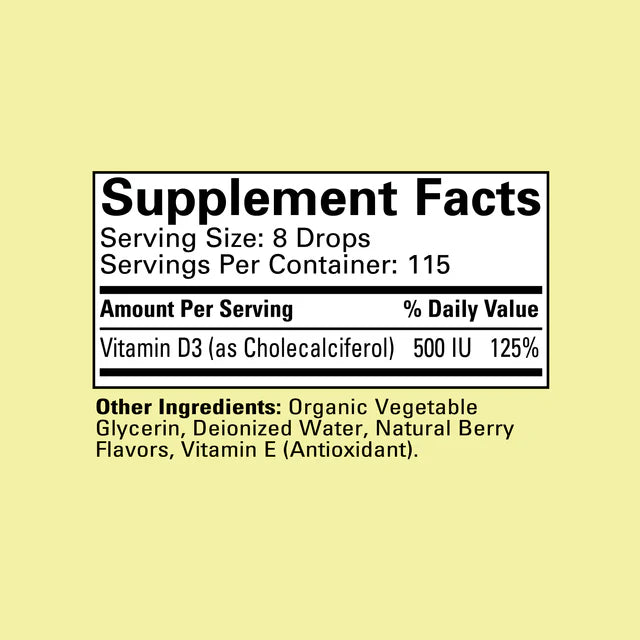 ChildLife Vitamin D3 Drops 1 oz