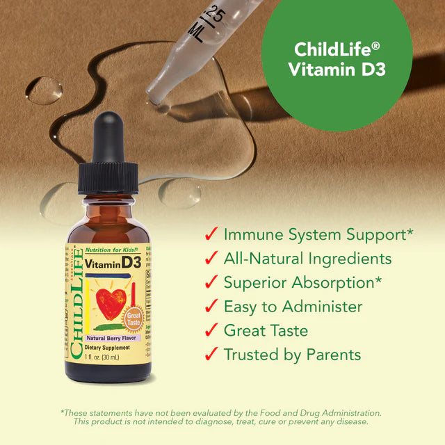 ChildLife Vitamin D3 Drops 1 oz