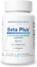 Biotics Research Beta Plus - 180 tablets front bottle image