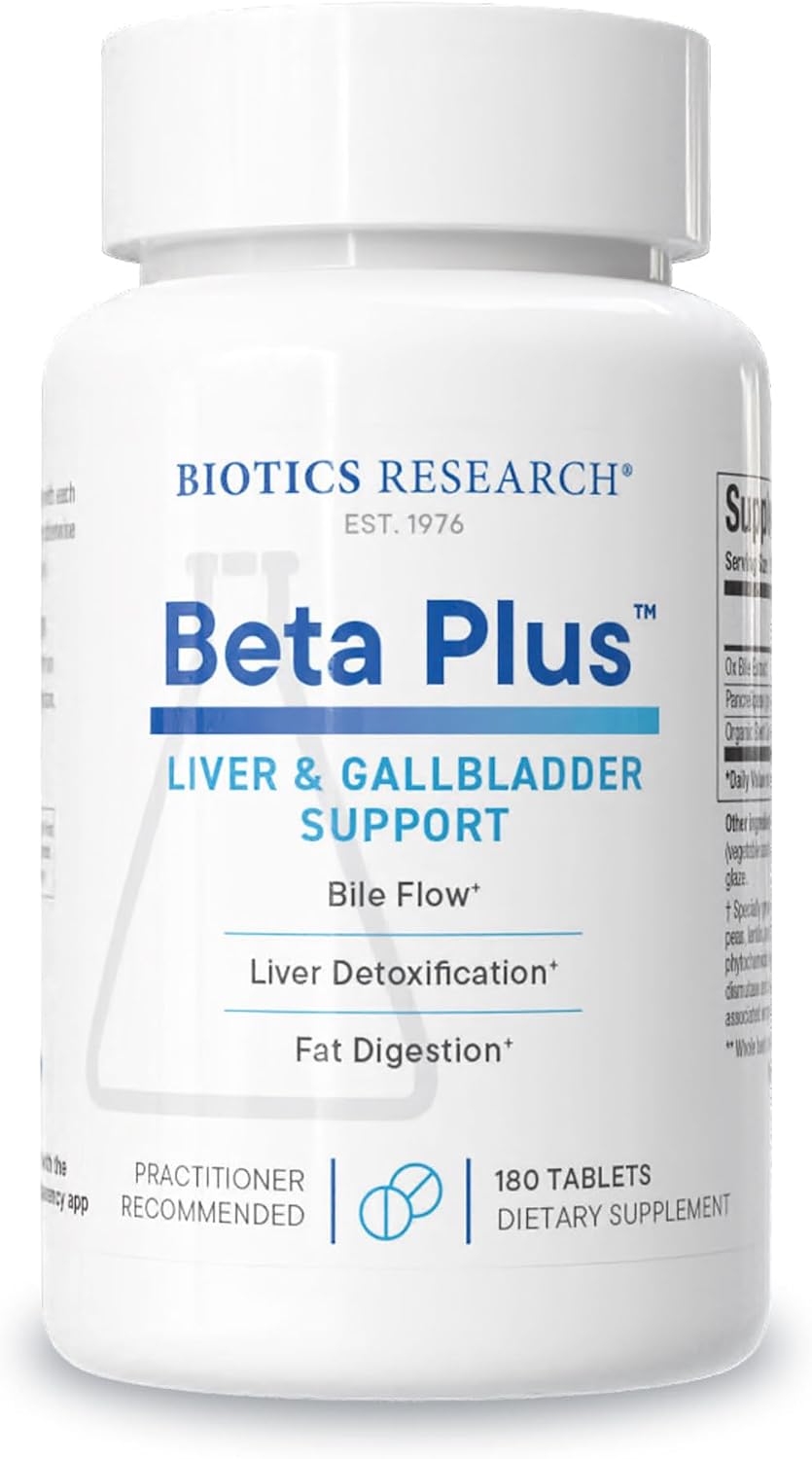 Biotics Research Beta Plus - 180 tablets front bottle image