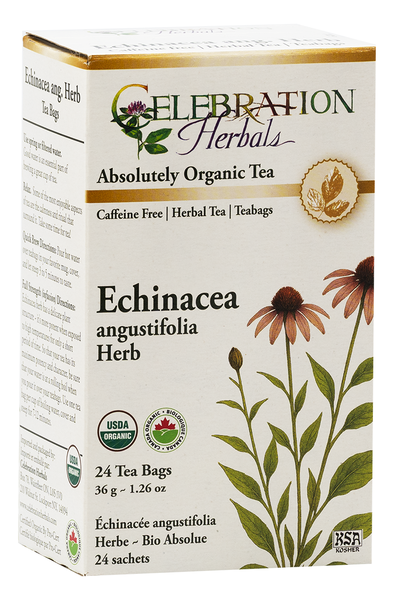 Celebration Herbals Organic Echinacea angustifolia Herb Tea – 24 Tea Bags