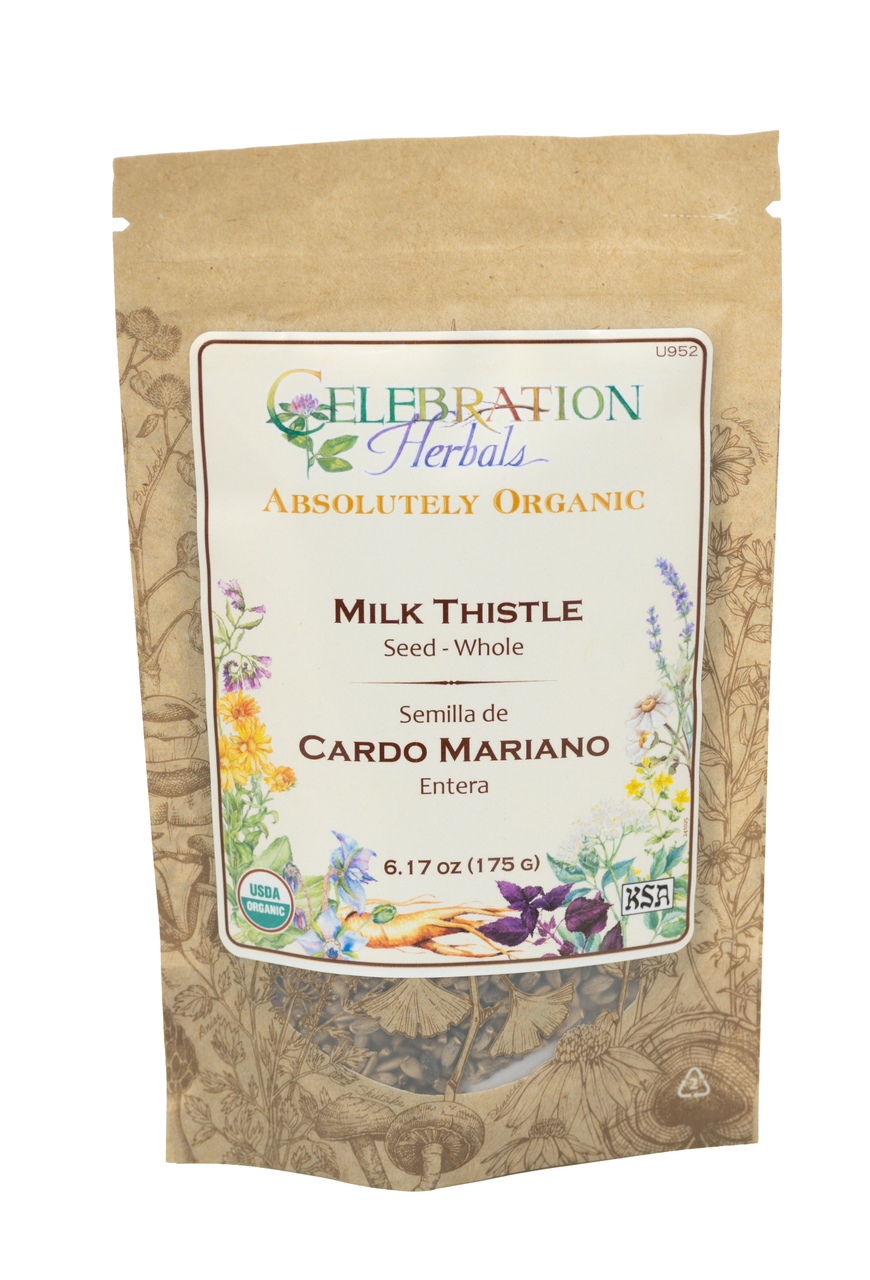 Celebration Herbals Organic Milk Thistle Seed Whole – 175 g